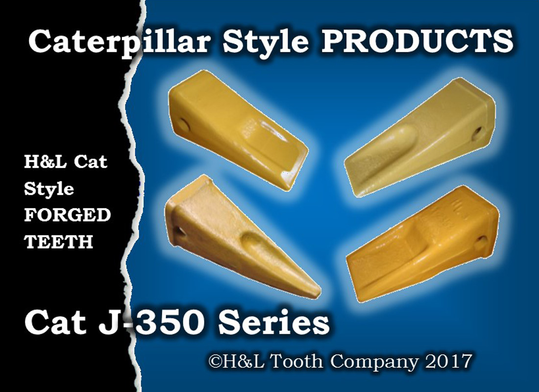 USA Made by H&L Tooth Co. 9W2359 FORGED CLAW Bucket Tooth for Cat J350 Series